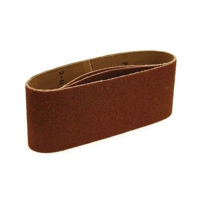 LEMAN  - Lot de 2 bandes abrasives corindon 1219x150mm Grain 80
