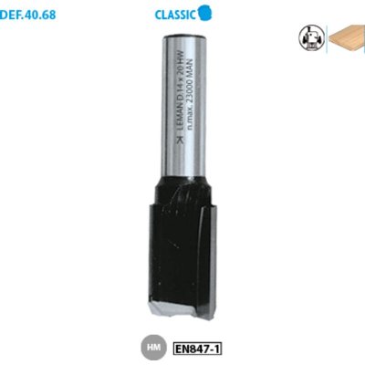 LEMAN  - M&egrave;che &agrave; rainer droite D.15 x 40 mm queue 8 mm