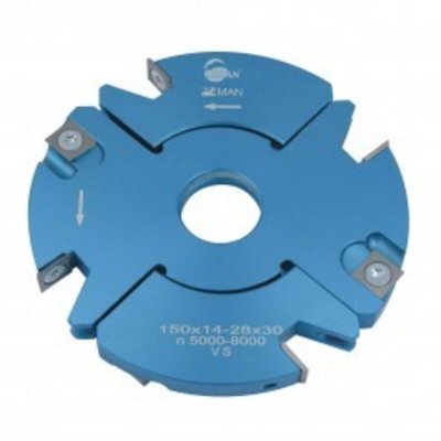 LEMAN  - Porte-outils ajustable feuillure et tenon 150x30x14/28 z4+4 - 928.150.30.1428