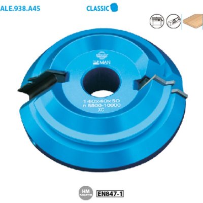 LEMAN  - Porte-outils bouvetage d'angle &agrave; 45&deg; diam. 140 Ep. 13/28 z2 - 938.9.140.30.1328