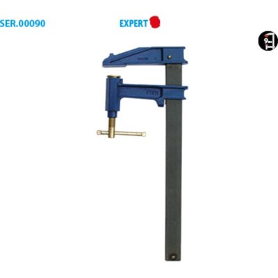 LEMAN  - Serre-Joint &agrave; Pompe Tige Acier Saillie 120 Section 35x8 Serrage 600