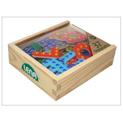 LENA &reg; Lettres magn&eacute;tiques enfant bois 65823
