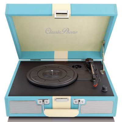 LENCO  Classic Phono TT-33 Bleu