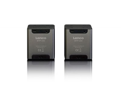 LENCO  Enceinte st&eacute;r&eacute;o Bluetooth 2 pi&egrave;ces BTP-200 Noir