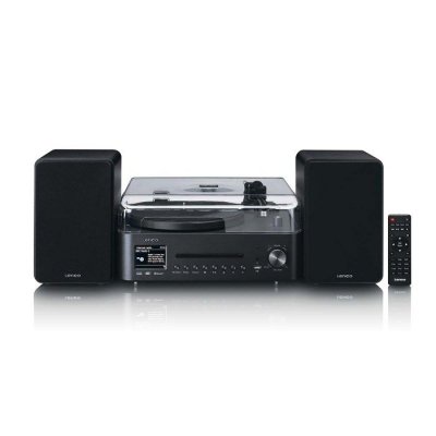 LENCO  MC-760BK Cha&icirc;ne st&eacute;r&eacute;o DAB+, CD, MP3, Lecteur de disque, Bluetooth, noir