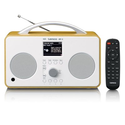 LENCO  PIR-645WH - Radio Internet / DAB+ / FM avec Bluetooth - Blanc
