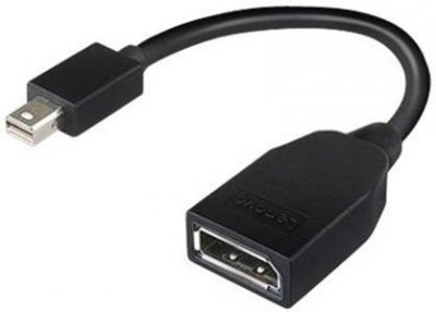 LENOVO  4X90L13971 c&acirc;ble DisplayPort Mini DisplayPort Noir 4X90L13971