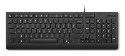 LENOVO  4Y41R64644, Taille r&eacute;elle (100 %), Avec fil, USB, Plunger key switch, Noir