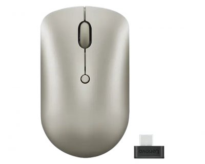 LENOVO  540 Souris sans Fil compacte avec r&eacute;cepteur USB-C Sable, Beige