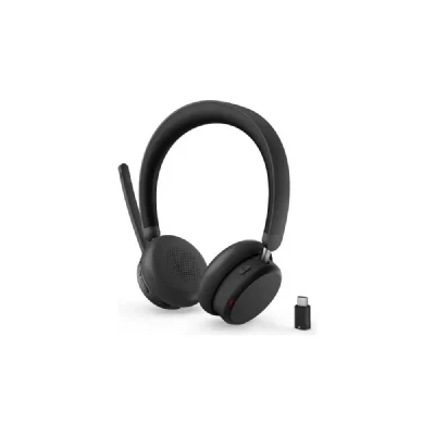 LENOVO  6550 Casque Sans fil Arceau Bureau/Centre d'appels USB Type-C Bluetooth Noir