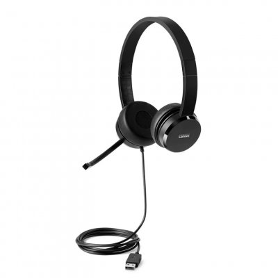 LENOVO  Casques-&eacute;couteurs - Filaires - Arceau Noir