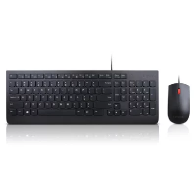 LENOVO   ess wired kb & mouse noir
