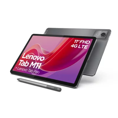 LENOVO  Tab M11 4G LTE 128 Go 27,8 cm (10.9') Mediatek 8 Go Wi-Fi 5 (802.11ac) Android 13 Gris