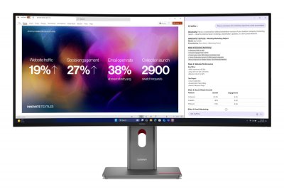 LENOVO  ThinkVision P40WD-40 Moniteur incurv&eacute; 39.7 5120x2160 - Neuf