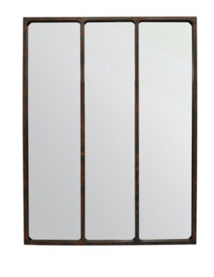 DRAWER L&eacute;on - Miroir verri&egrave;re style industriel 90x120