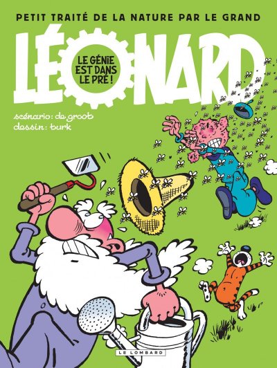 L&eacute;onard - Compilation - Tome 3 - Le g&eacute;nie est dans le pr&eacute; ! (BD)