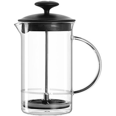 LEONARDO  025508 pkdo mousseur &agrave; lait verre transparent