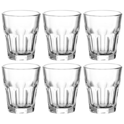LEONARDO  12994 Rock- Coffret de 6 Verres &agrave; Eau-de-Vie 4 cl