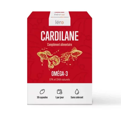 LERO L&eacute;ro Cardilane Om&eacute;ga-3 30 Capsules - Bo&icirc;te 30 capsules