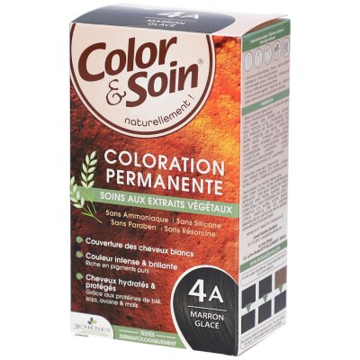 LES 3 CHENES Les 3 Ch&ecirc;nes Color & Soin Coloration Femme - Marron Glac&eacute; : 4A
