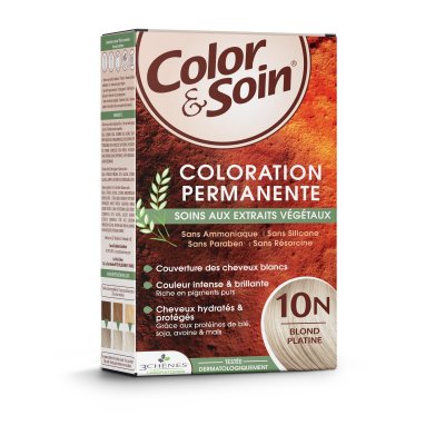 LES 3 CHENES LES 3 CH&Ecirc;NES Color&soin n&deg;10N blond platine