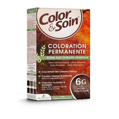 LES 3 CHENES LES 3 CH&Ecirc;NES Color&soin n&deg;6G blond fonc&eacute;dor&eacute;