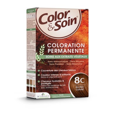 LES 3 CHENES LES 3 CH&Ecirc;NES Color&soin n&deg;8c blond cuivr&eacute;