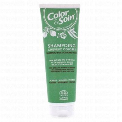 COLOR & SOIN Les 3 Ch&ecirc;nes Color & Soin Shampoing Cheveux Color&eacute;s Bio 250 ml