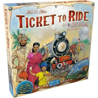 ASMODEE Les aventuriers du rail - extension inde