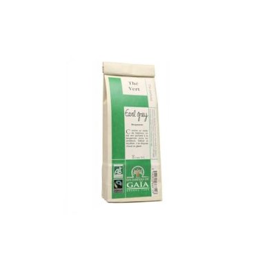 LES JARDINS DE GAIA  Th&eacute; vert Earl Grey 100G Bio -