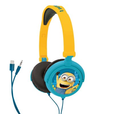 LEXIBOOK LES MINIONS Casque st&eacute;r&eacute;o enfant  - pliable et ajustable 