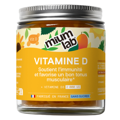 MIUM LAB Les miraculeux  gummies vitamine d boite de 42