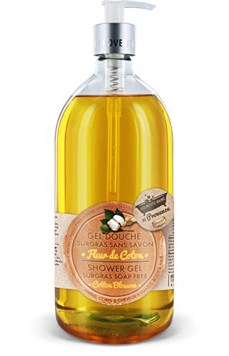LES PETITS BAINS DE PROVENCE  Gel Douche Surgras Fleur de Coton 100ml