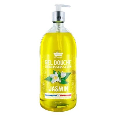 LES PETITS BAINS DE PROVENCE  Gel Douche Surgras Sans Savon Jasmin 1L