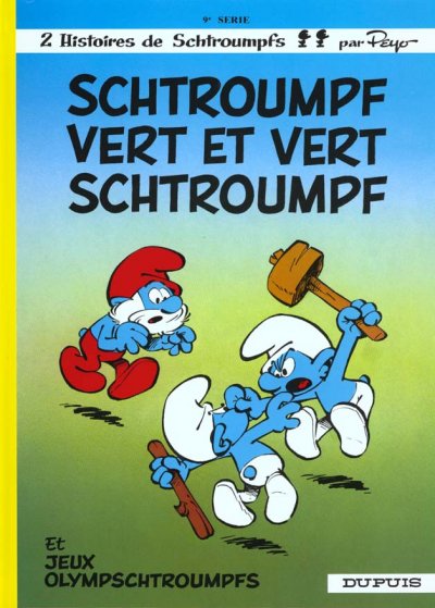 Les Schtroumpfs - Tome 9 - Schtroumpf vert et vert Schtroumpf (BD)