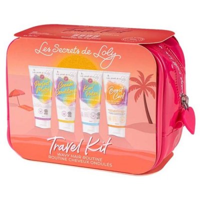 LES SECRETS DE LOLY  Travel Kit Routine 4 &Eacute;tapes Cheveux Ondul&eacute;s