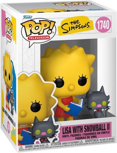 FUNKO Les Simpson - Figurine POP & Buddy Lisa & SB 9 cm