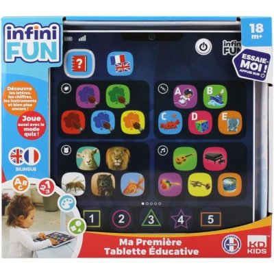 INFINIFUN Les Tech Too Ma tablette d&eacute;couverte Bilingue et &eacute;ducative KD