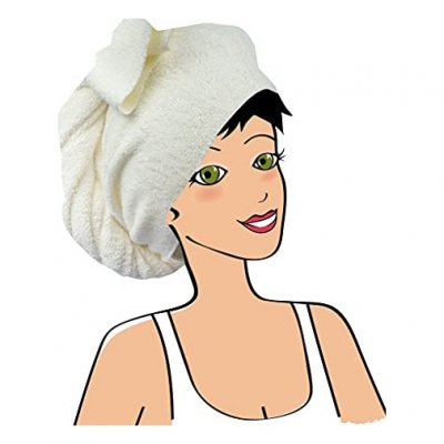 LES TENDANCES D EMMA Les Tendances d'Emma Serviette &agrave; Cheveux Bambou Ecru