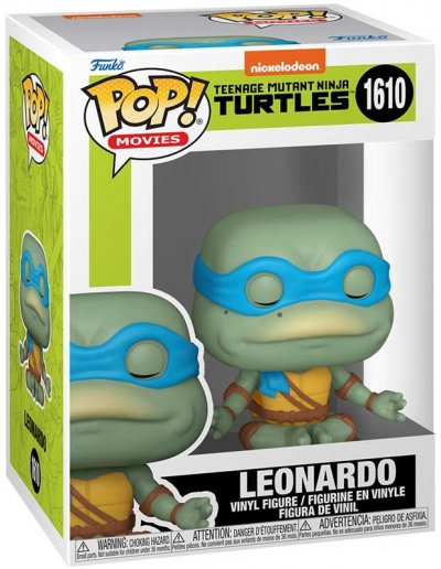 FUNKO Les Tortues Ninja - Figurine Pop! Leonardo (M&eacute;ditation) 9 Cm