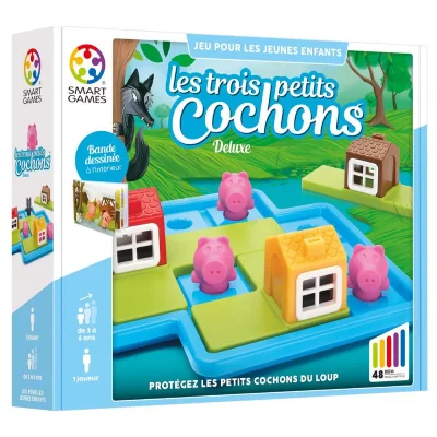 SMARTGAMES Les trois petits cochons d&eacute;fis logiques