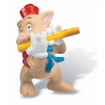 BULLYLAND Les Trois Petits Cochons - Figurine Nouf-Nouf 6 cm