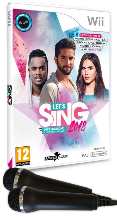 Let's Sing 2018: Hits Fran&ccedil;ais et Internationaux avec 2 microphones