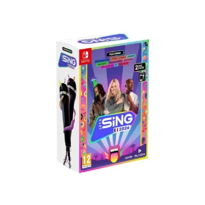 PLAION Let's Sing 2026 + 2 micros Nintendo Switch 