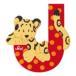 SEVI Lettre d&eacute;corative Zoo J