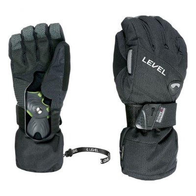 LEVEL  HALF PIPE GORETEX GLOVE BLACK M - BLACK - Size: M - unisex