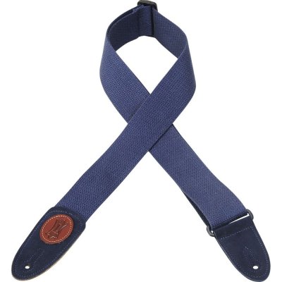 LEVY S Levy's Mssc8-Nav - Sangle Guitare Coton Navy