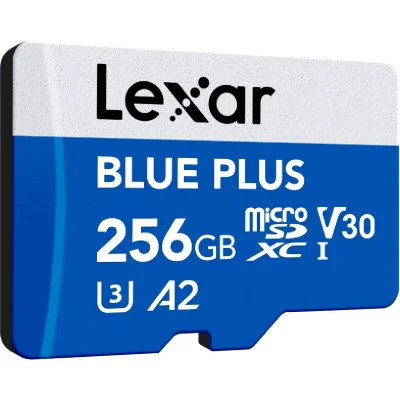 LEXAR  Blue Plus 256 Go MicroSDXC UHS-I - Neuf