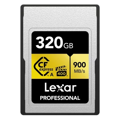 LEXAR  Carte CFexpress PRO Type A Gold Series 320Go R900/W800
