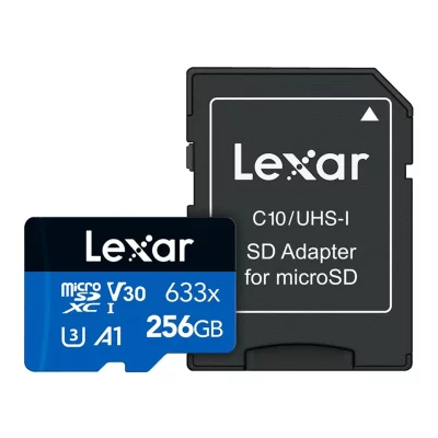 LEXAR  Carte Memoire 256Go High-Performance 633X Microsdxc Uhs-I